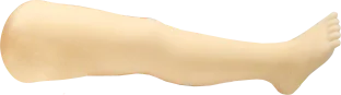 Pediatric Leg Acupuncture Training Model with Hidden Markers